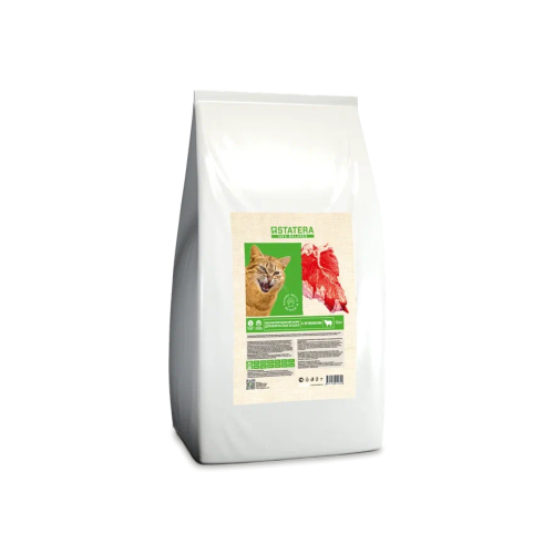 Сбалансированный премиальный сухой корм Statera для взрослых кошек с ягненком (12 кг)
