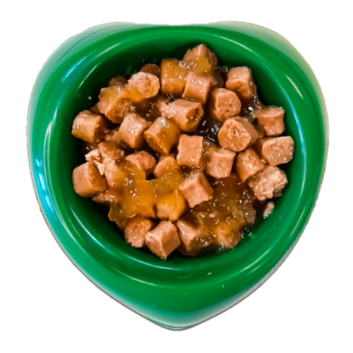 Полнорационный консервированный влажный премиум корм Satatera для собак - сочные кусочки в желе с кроликом (400 г)