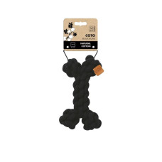 M-PETS Игрушка для собак СОТО косточка 19 см, цвет черный
