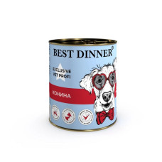Бест Диннер консервы для собак Gastro Intestinal Exclusive Vet Profi, конина, 340 г