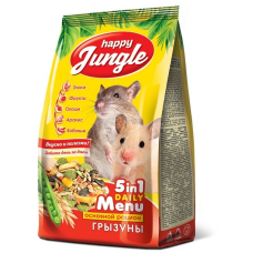 Корм Happy Jungle для грызунов (универсал), 350 г