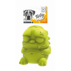 M-PETS Игрушка для собак Зомбик с дозатором угощений, цвет зеленый