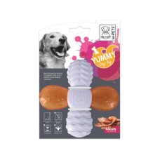 M-PETS Игрушка для собак Ямми, вкус бекона, нейлон 12,8х12,8х2,6 см