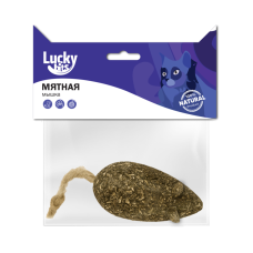 Мышь из кошачьей мяты Lucky bits для кошек, 1 шт